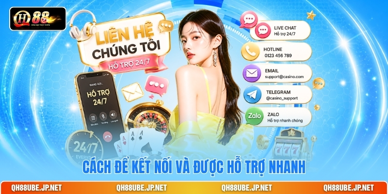Cách để kết nối và được hỗ trợ nhanh Cách để kết nối và được hỗ trợ nhanh