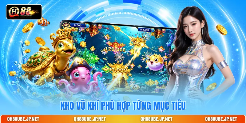 Kho vũ khí phù hợp từng mục tiêu Kho vũ khí phù hợp từng mục tiêu